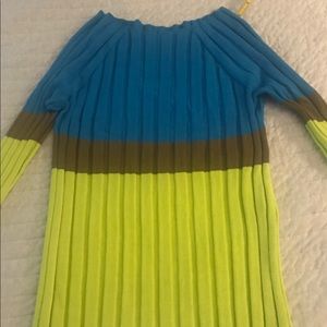 Pleats please ribbed sweater